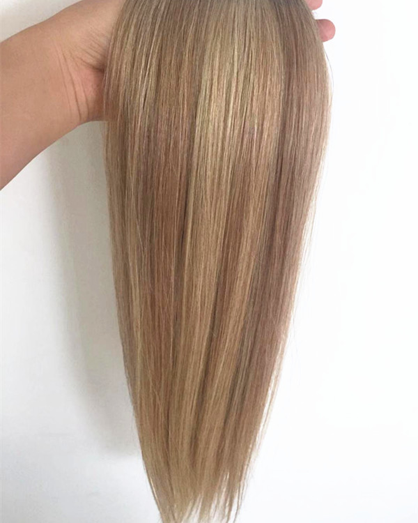 Piano hair weft double drawn hair with fashion colors two tone color YL287